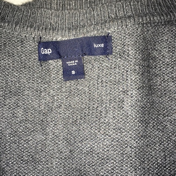 Nice dark gray Gap Luxe sweater! - Picture 3 of 3